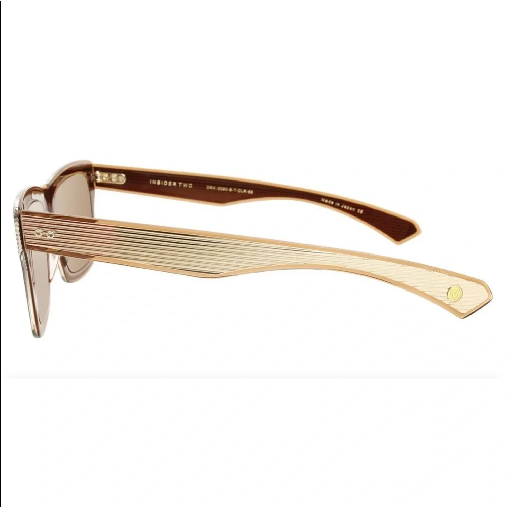 ⭐️ DITA Insider 2 Crystal Brown Sunglasses
